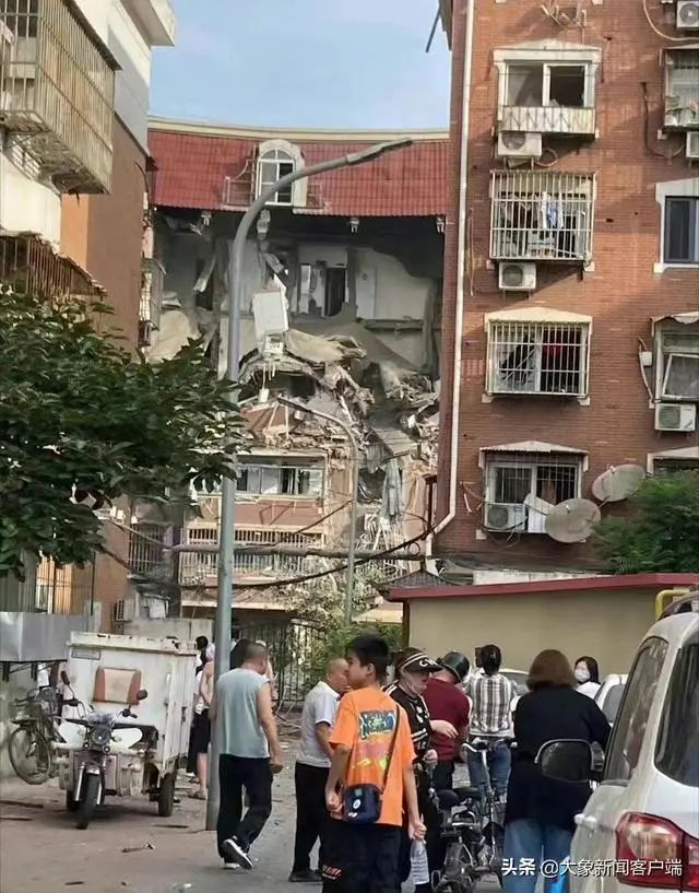 天津一小区突发爆炸，六层建筑损毁，8人受伤(图1)